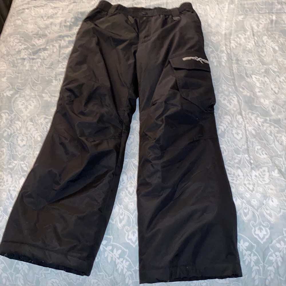 Black ZeroXposur Kids Snow Pants Size 10/12 (M) Barely Worn